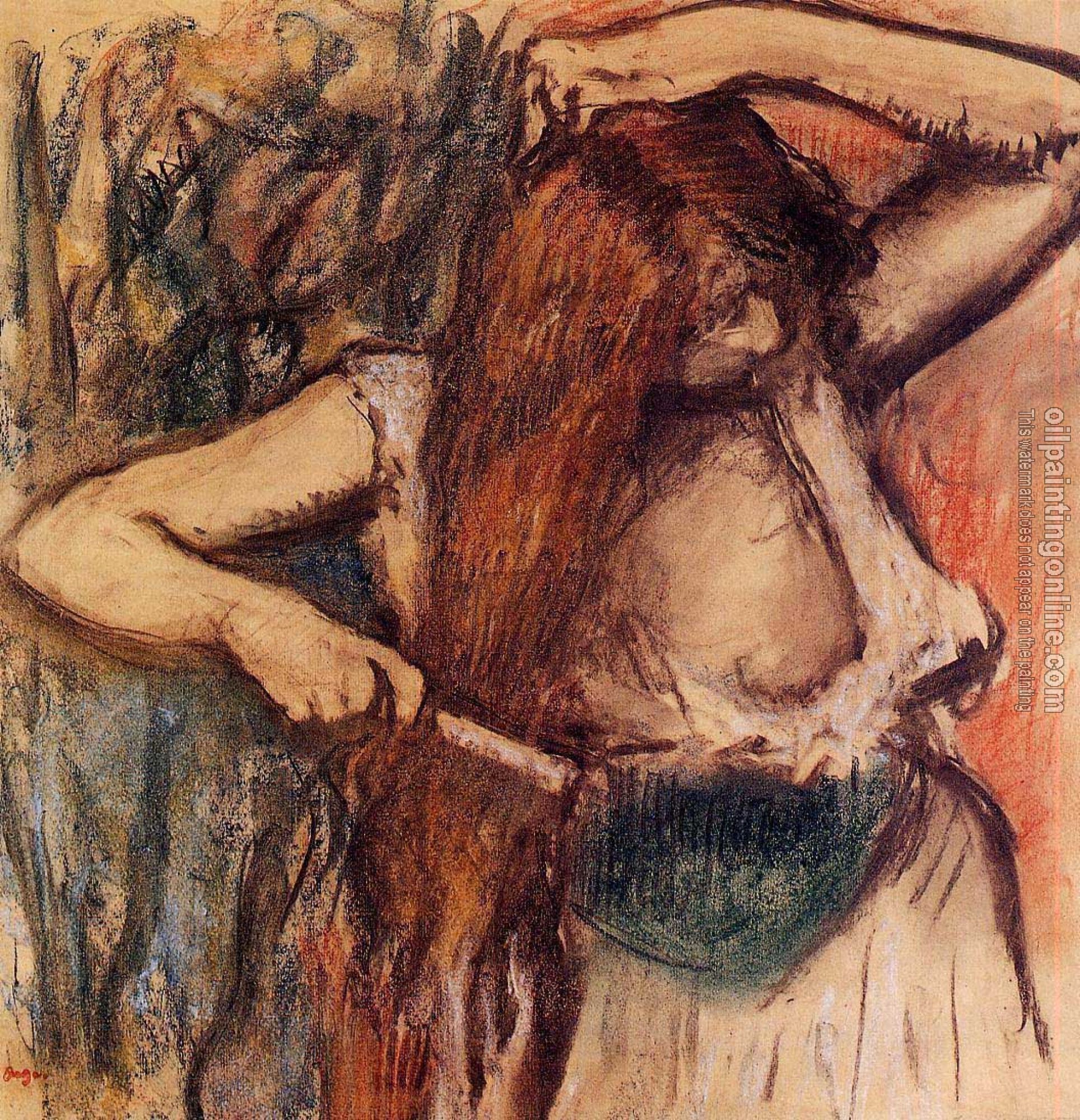 Degas, Edgar - Woman Combing Her Hair